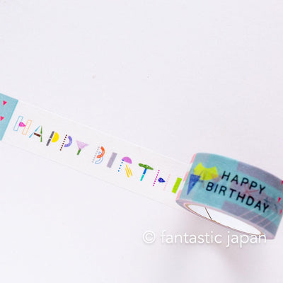 mizusima Masking Tape -HAPPY BIRTHDAY-