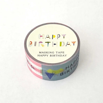 mizusima Masking Tape -HAPPY BIRTHDAY-