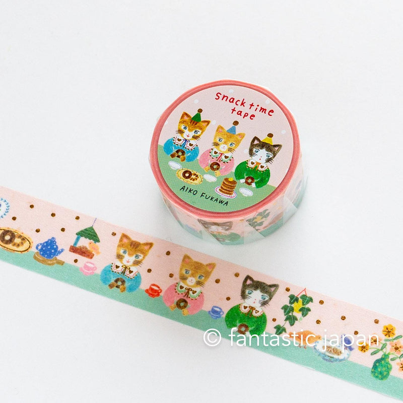 cozyca masking tape -snack time- by Aiko Fukawa