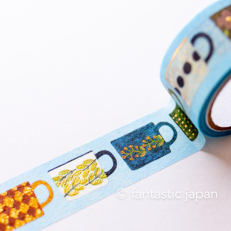 cozyca masking tape -MY FAVORITE MUGS- by Midori Asano