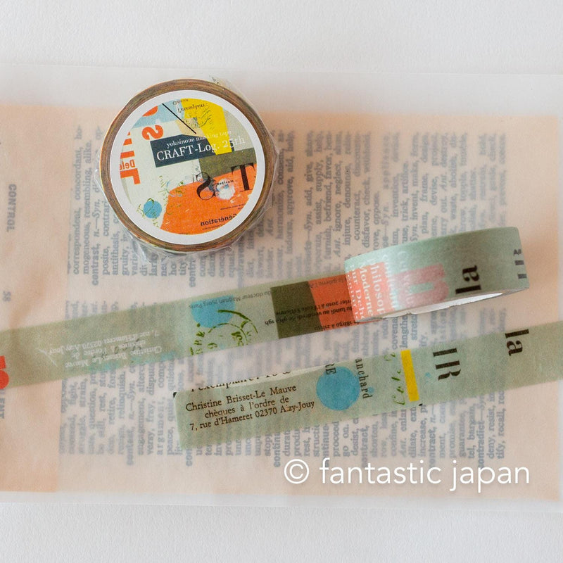 CRAFT Log. masking tape -collage C-