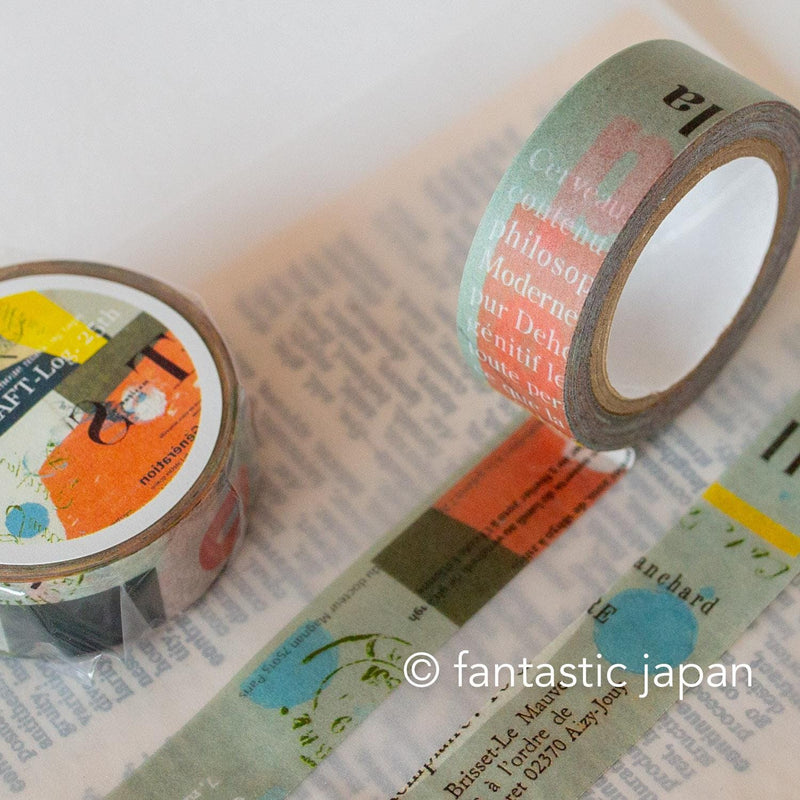 CRAFT Log. masking tape -collage C-