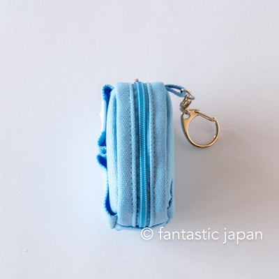 DELFONICS / Inner Carrying bag key chain -light blue-