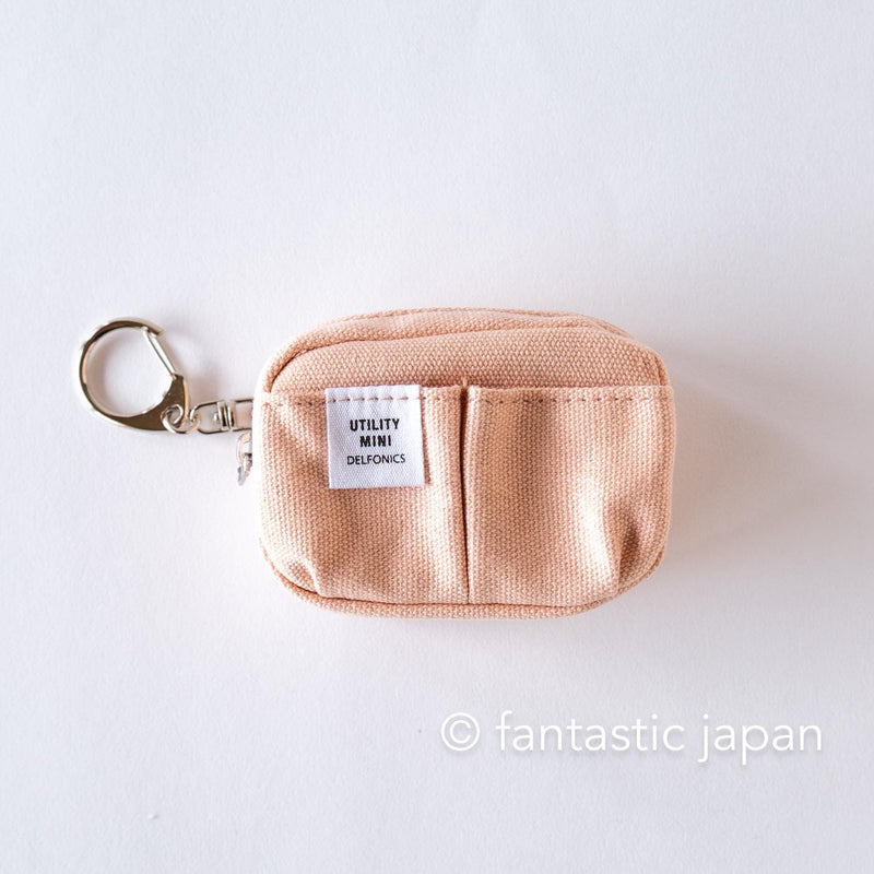 DELFONICS / Inner Carrying bag key chain -light pink-