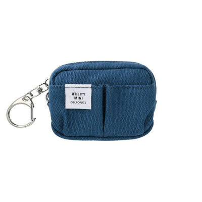 DELFONICS / Inner Carrying bag key chain -dark blue-