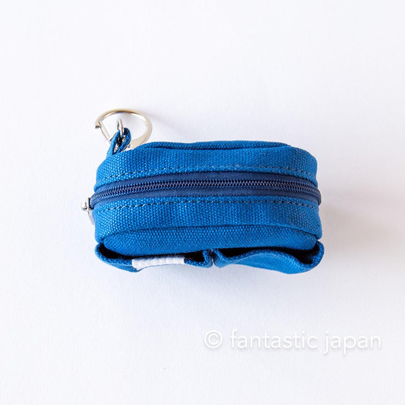 DELFONICS / Inner Carrying bag key chain -dark blue-