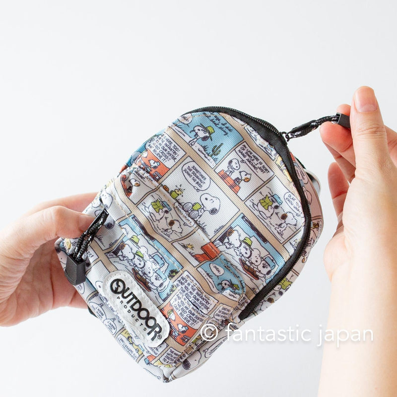 OUTDOOR PRODUCTS / PEANUTS backpack pouch -comic-　