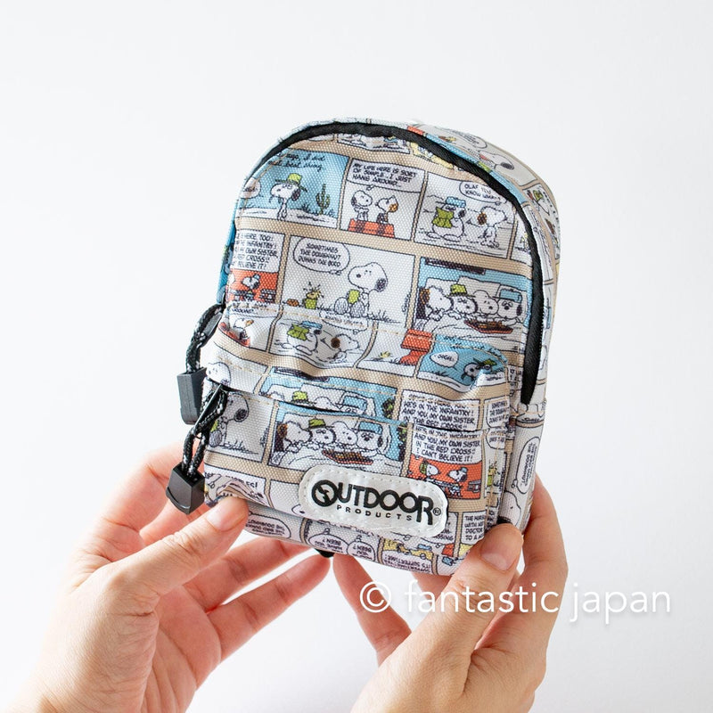 OUTDOOR PRODUCTS / PEANUTS backpack pouch -comic-　