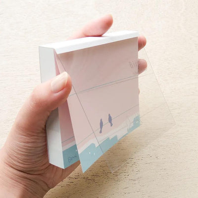Block memo pad -Bird- by taku bannai / cozyca products