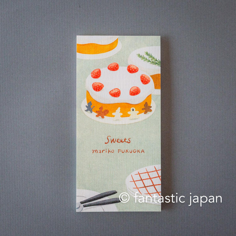 Letter Paper -Sweets- by Mariko Fukuoka / cozyca products