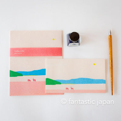 Japanese Letter Set -Lake side by taku bannai / cozyca products