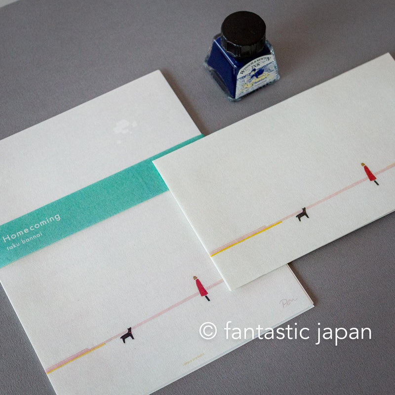 Japanese Letter Set -Home coming- by taku bannai / cozyca products