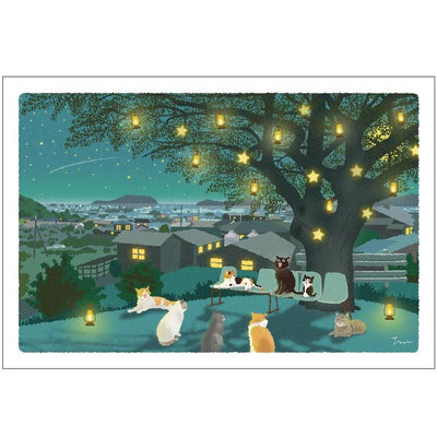 tabi-neko post card -Starlit Choir-