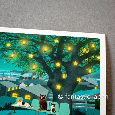 tabi-neko post card -Starlit Choir-