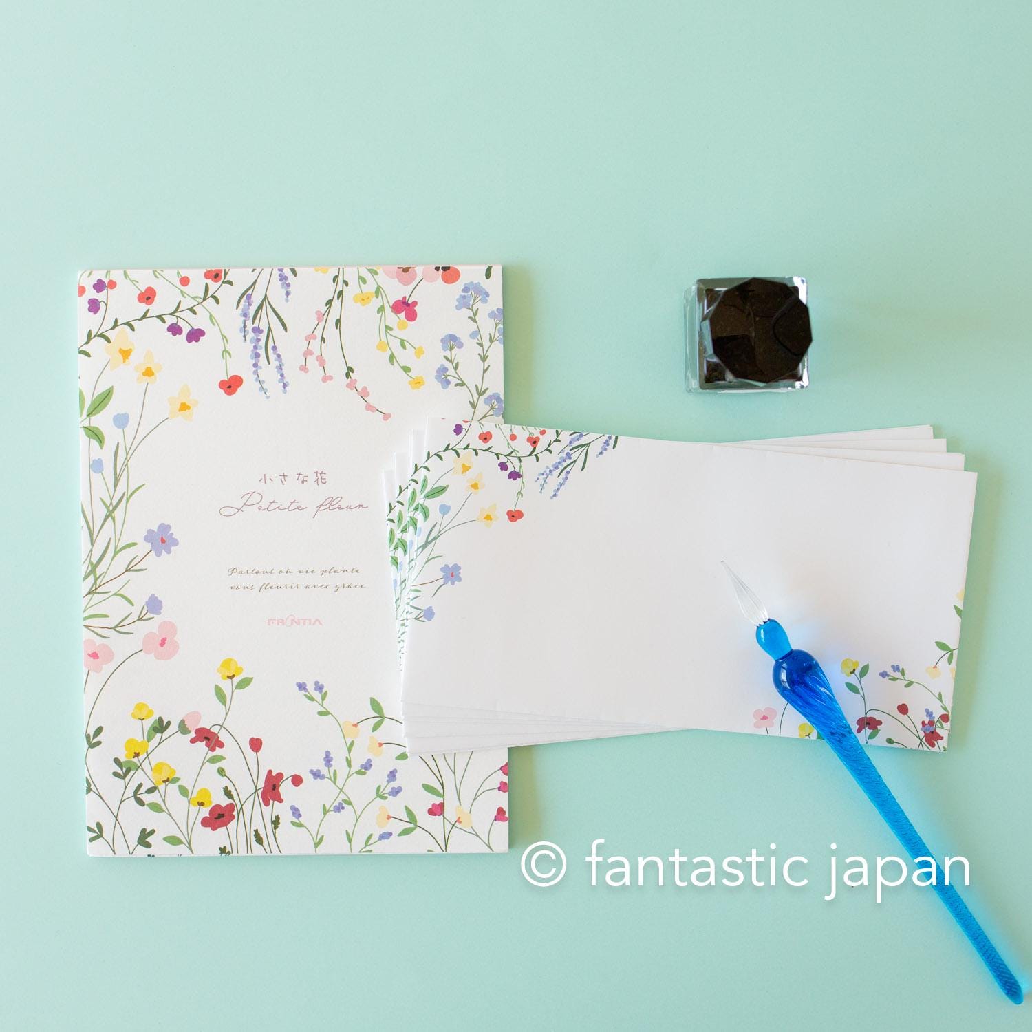 Letter Pad and Envelopes -Petite flower- – Fantastic Japan