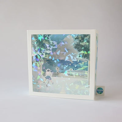 Melody summer card -blue summer-