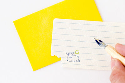 hungry goat mini card set -musha musha "yellow" -