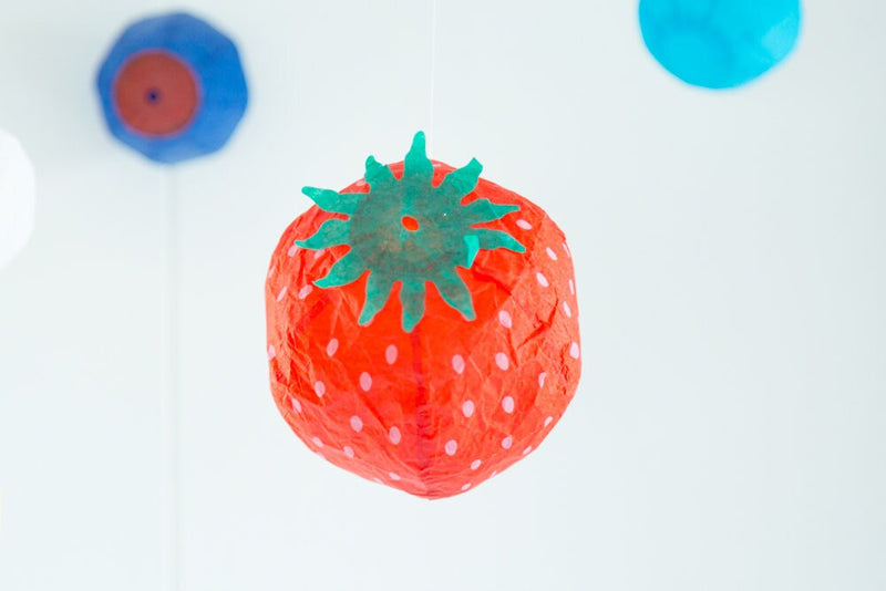 Japanese Paper Balloon -Strawberry-
