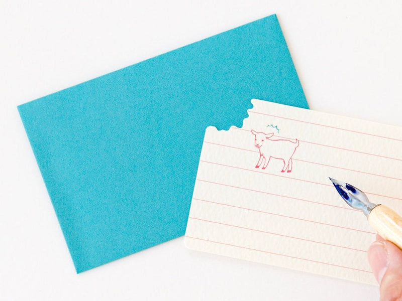 hungry goat mini card set -musha musha "blue" -