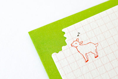 hungry goat mini card set -musha musha "green" -