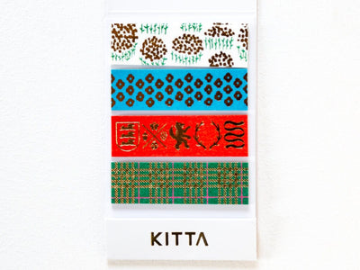 KITTA Pre-Cut Washi Tape Stickers - KITH002 british - King Jim sticker for planner,scrapbooking, journal, snail mail