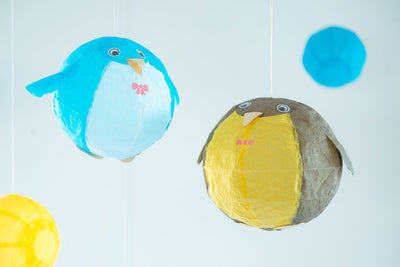 Japanese Paper Balloon -penguins-