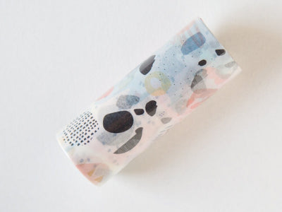Abstract art 100mm Washi Tape, Beautiful Japanese masking tape for wrapping, 100mm wide