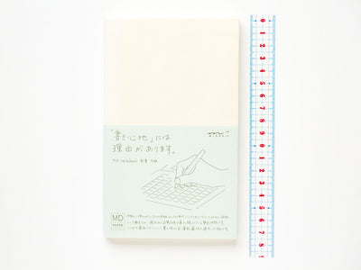 Midori MD Notebook H175W105 "grid", MD PAPER, Japanese stationery