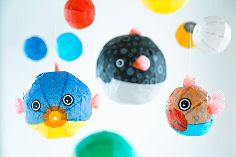 Japanese Paper Balloon -Aquarium party set-
