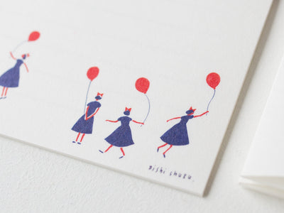 Letter Set -balloon girl-