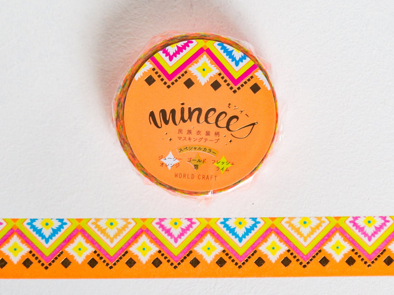 mineees Masking Tape -Orange Punch-