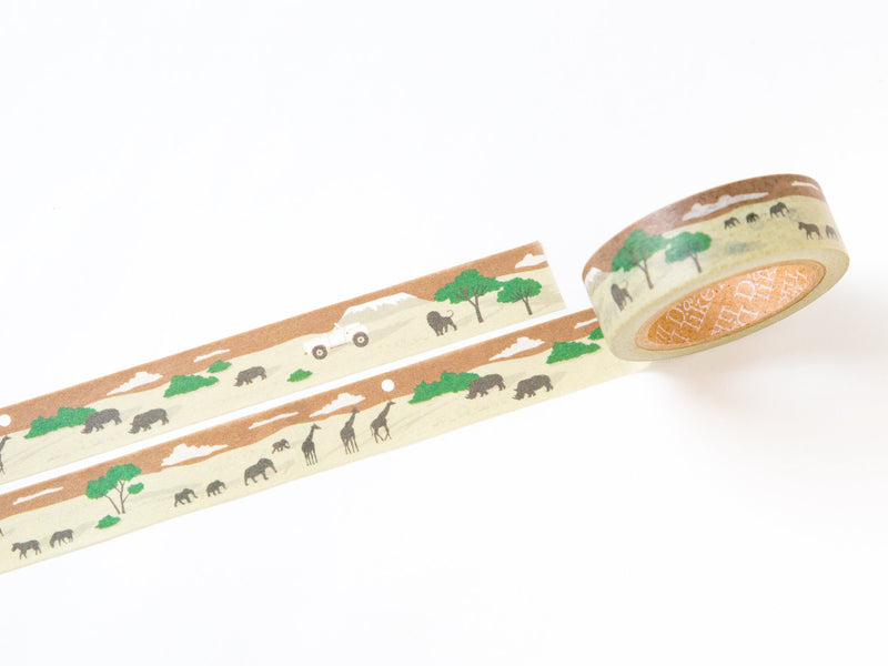 Washi tape -Safari park-