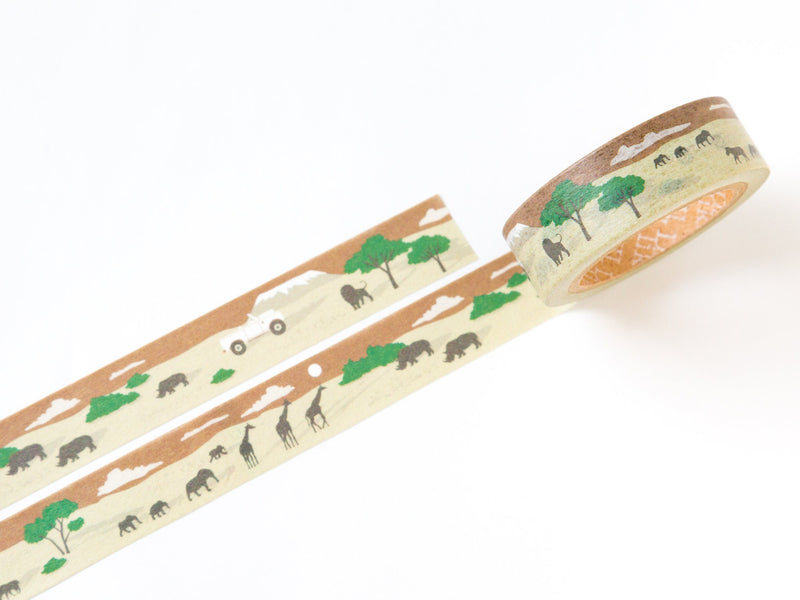 Washi tape -Safari park-