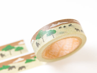 Washi tape -Safari park-