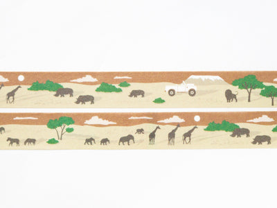 Washi tape -Safari park-