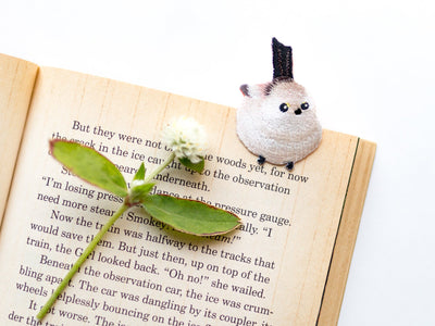 Long-tailed tit bookmark