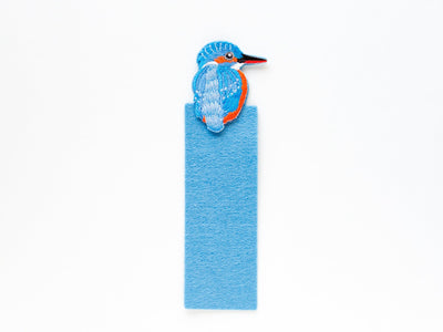 Kingfisher bookmark, bird bookmark, bird page maker