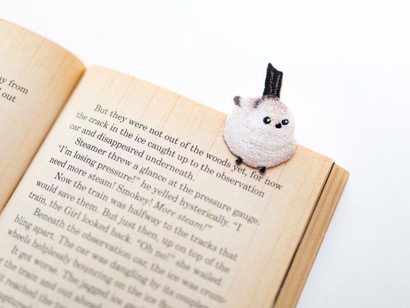 Long-tailed tit bookmark