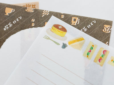 Washi letter set -nostalgic cafe sweets -