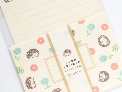 Stamp washi letter set -Hedgehog-