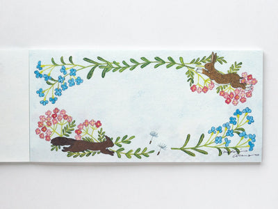 Letter Paper -with flowers-