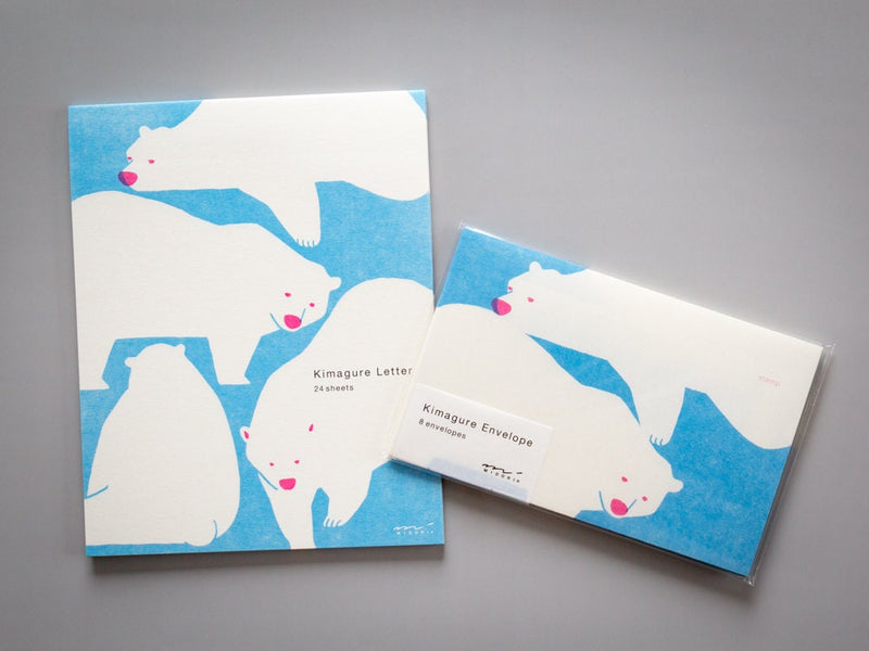 Letter Pad and Envelopes -freely Polar bears-