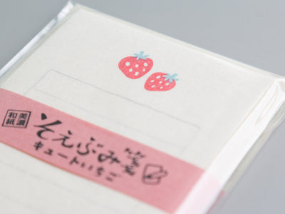 Washi mini letter set -strawberry-