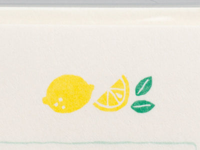 Washi mini letter set  -lemon-