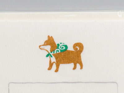Washi mini letter set -Shiba dog-