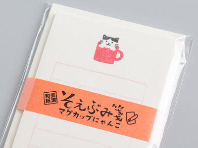 Washi mini letter set  -Mag cup Cat-