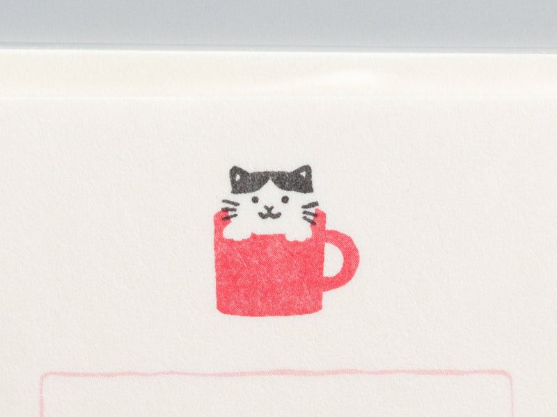 Washi mini letter set  -Mag cup Cat-