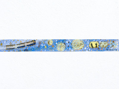 Foiled Glittering Masking Tape -The Night of the Milky Way Train 3-