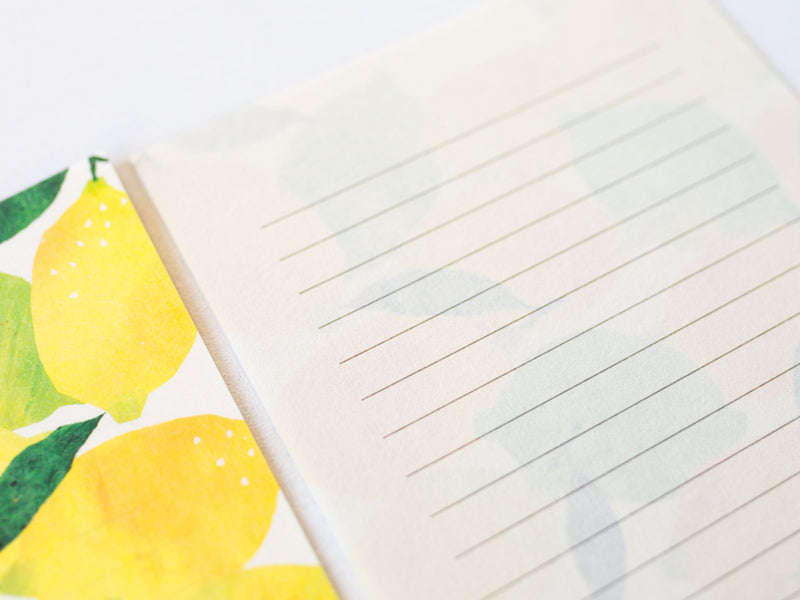 Washi letter set -fresh vegetable -lemon-