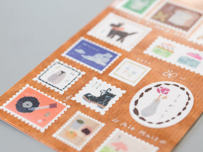 Washi sticker -postage stamp-